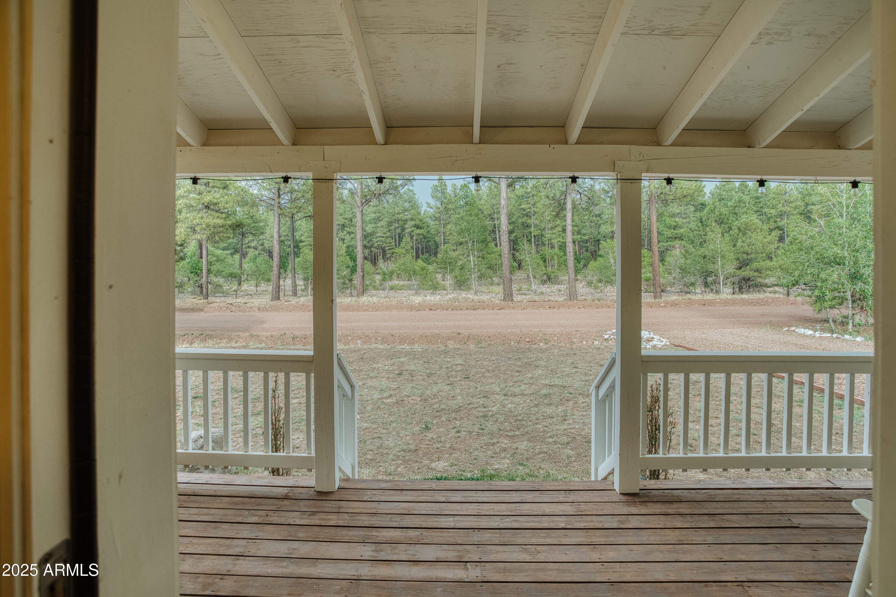 540 Rim Drive Show Low, AZ 85901 - Photo 20 of 35 a view of a porch and a yard