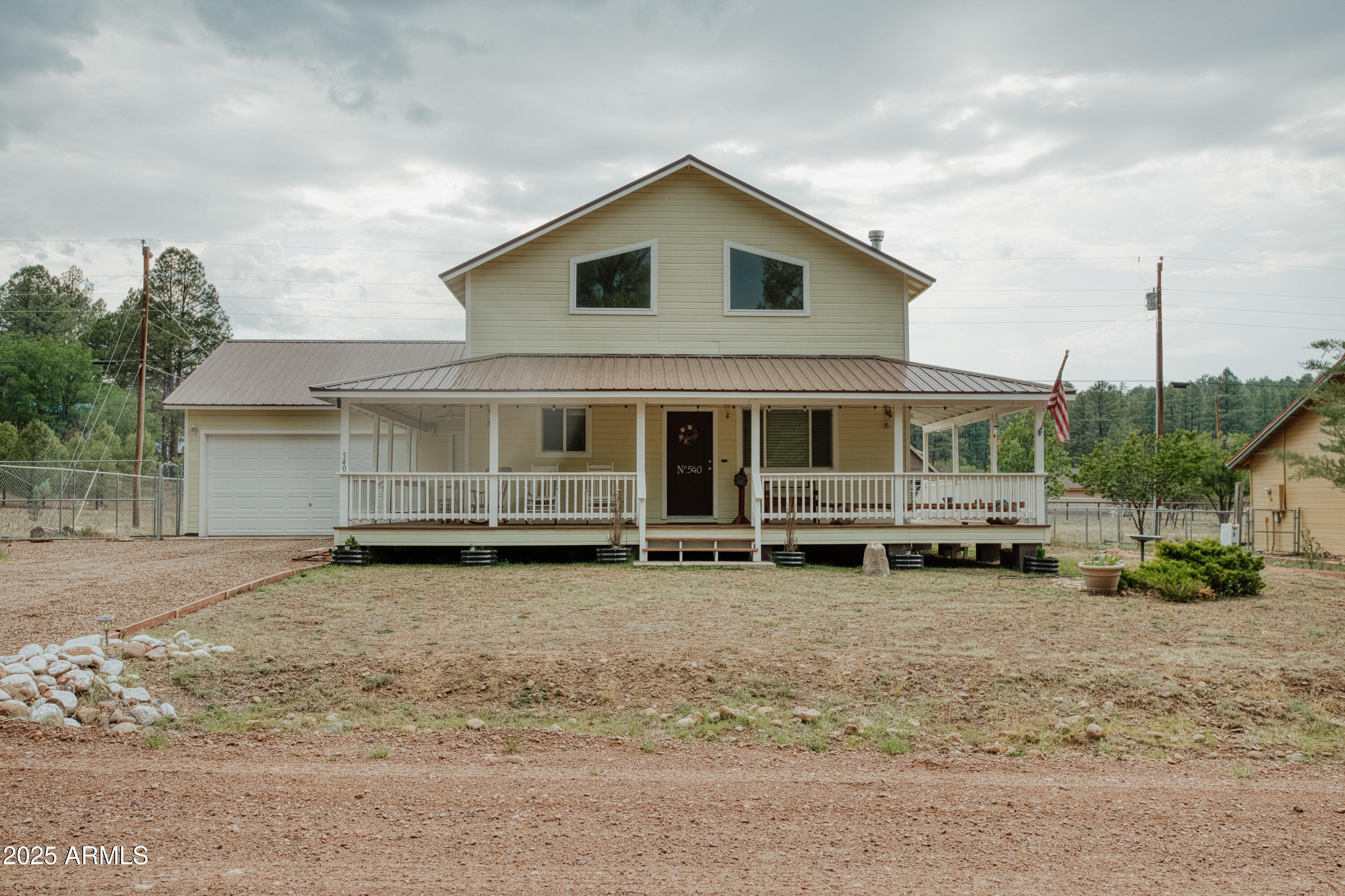 540 Rim Drive Show Low, AZ 85901 - Photo 34 of 35 a front view of a house with a yard