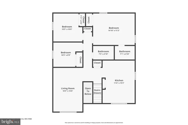 a picture of a floor plan