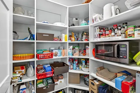 a room with storage and utility