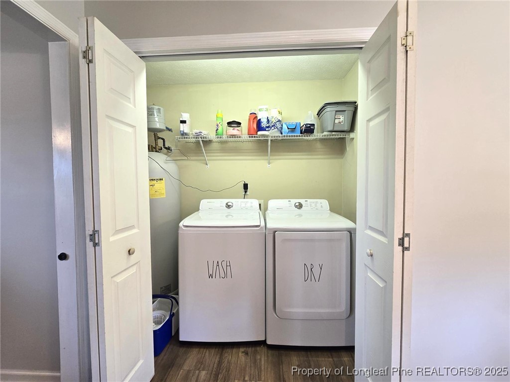 5345 Pittman Grove Church Road Raeford, NC 28376 - Photo 18 of 45 a utility room with dryer and washer