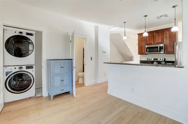 a view of kitchen and sink