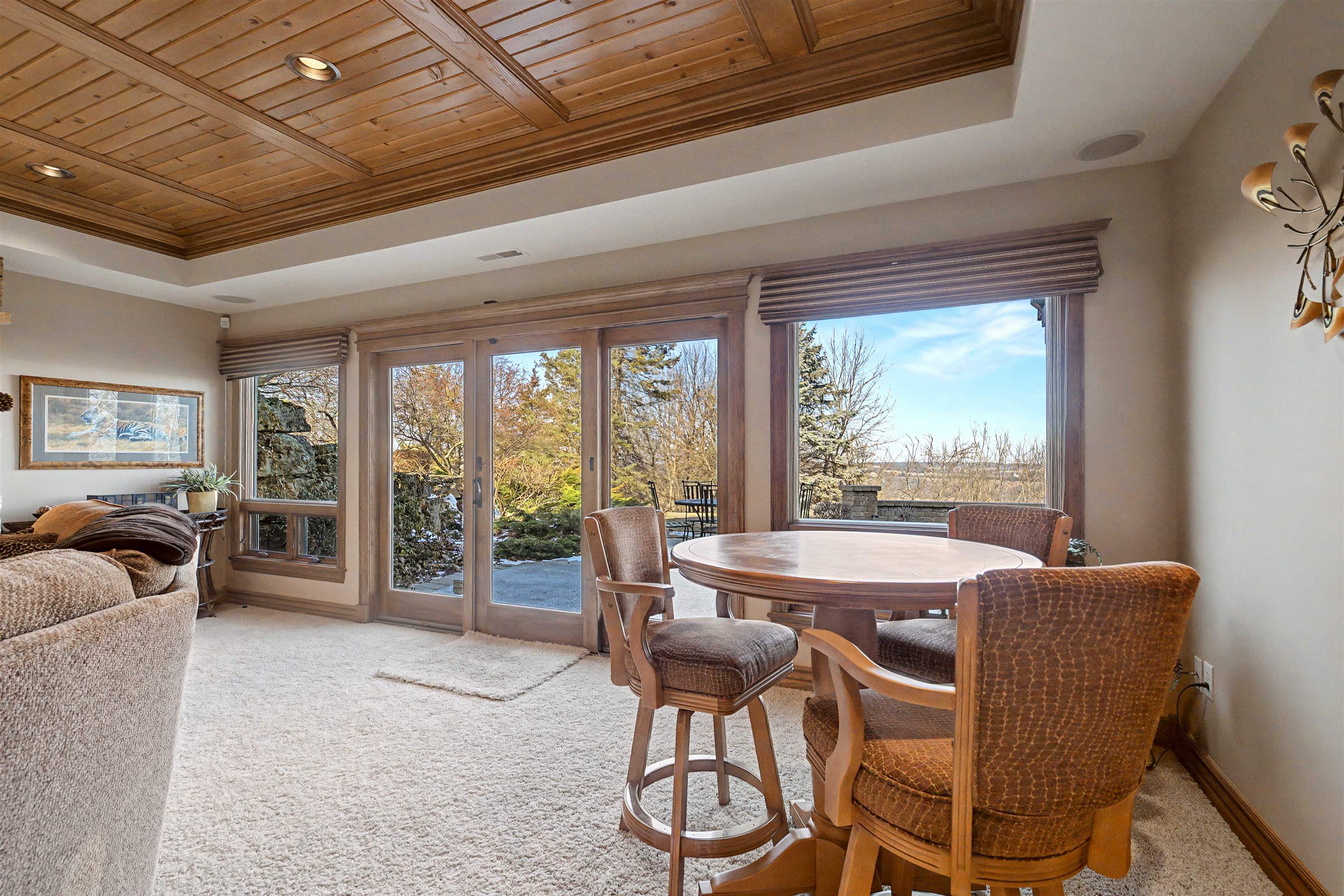 1 East Hoffman Road Elizabeth, IL 61028 - Photo 45 of 76 a dining room with furniture water view and wooden floor