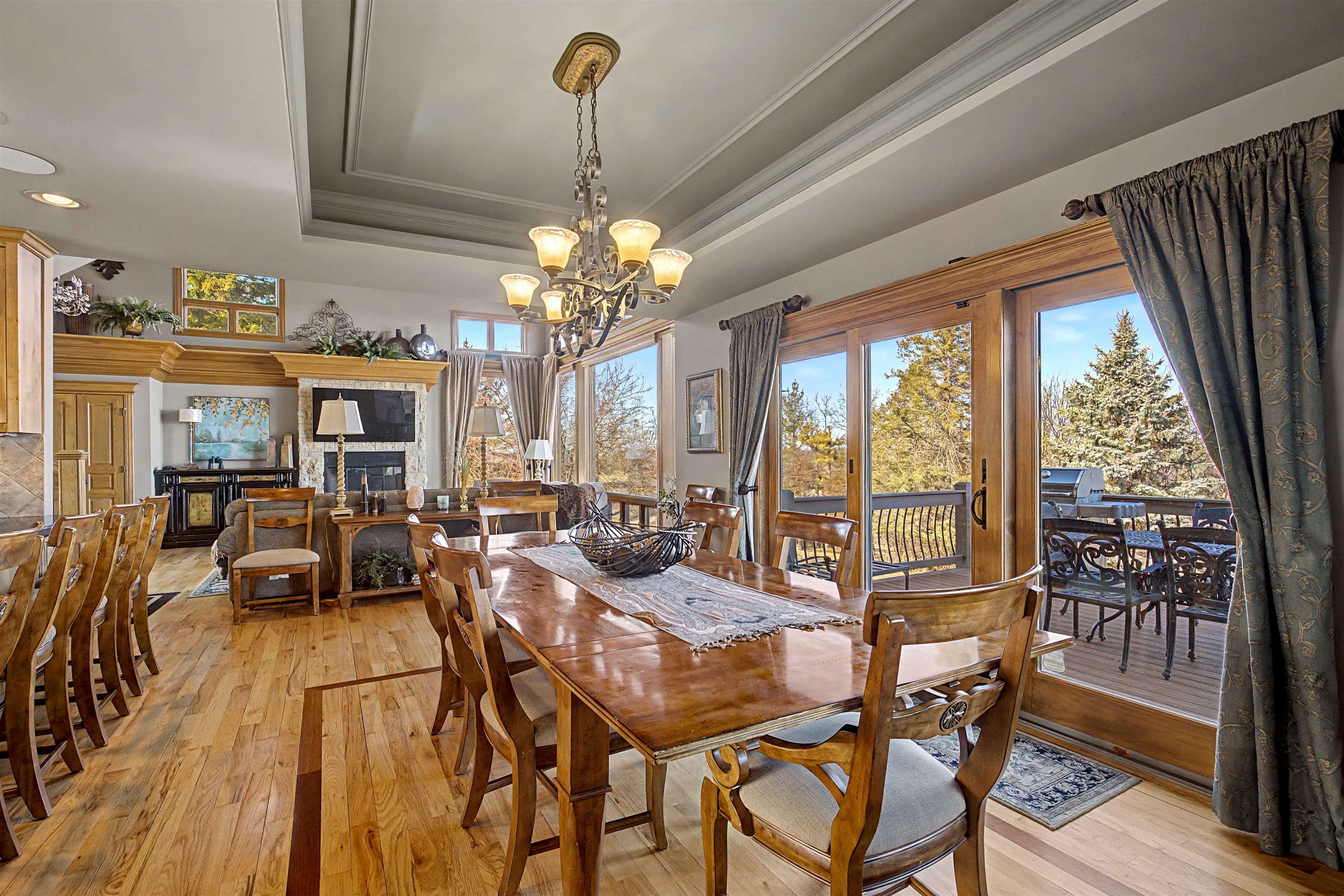 1 East Hoffman Road Elizabeth, IL 61028 - Photo 7 of 76 a view of a dining room with furniture window and outside view