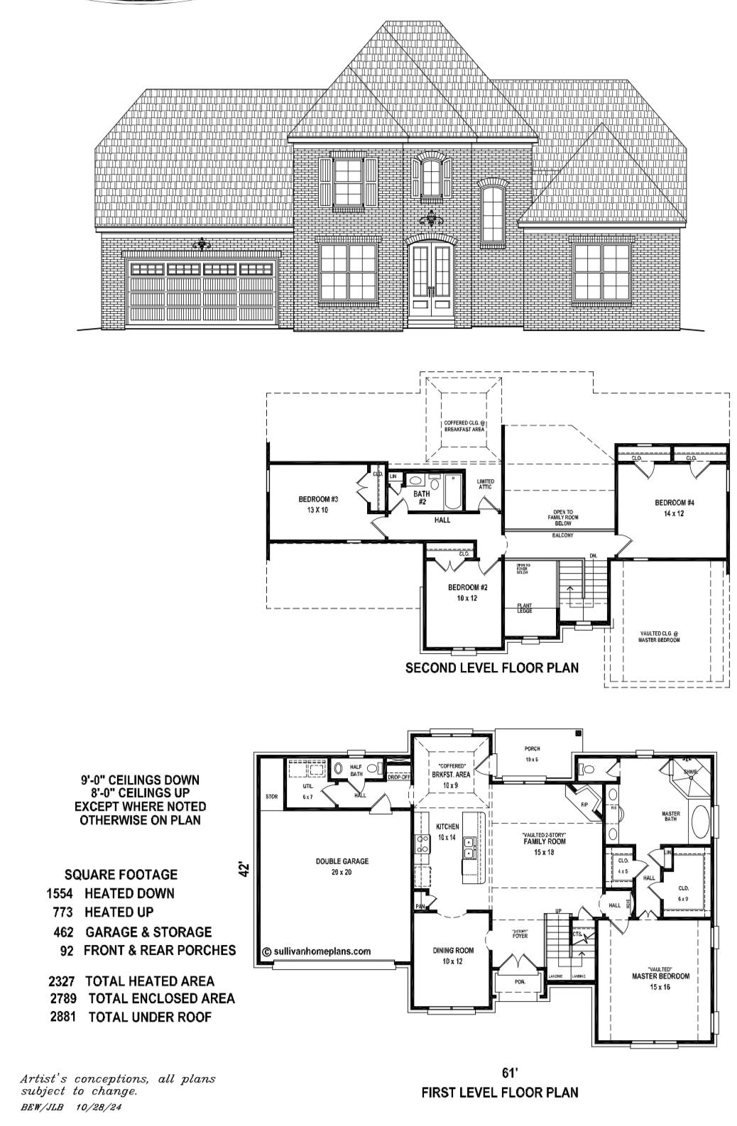 7820 Shadowcrest Road Memphis, TN 38125 - Photo 4 of 4 Floor plan