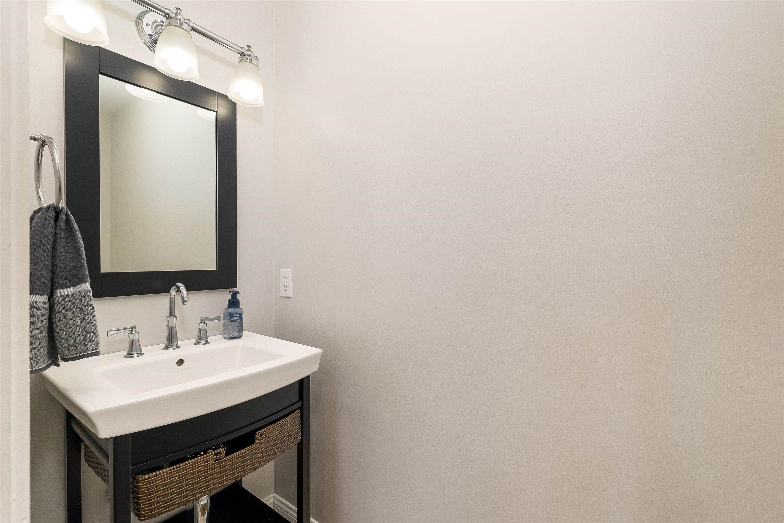 746 Christians Creek Road Staunton, VA 24401 - Photo 15 of 60 a bathroom with a sink and a mirror