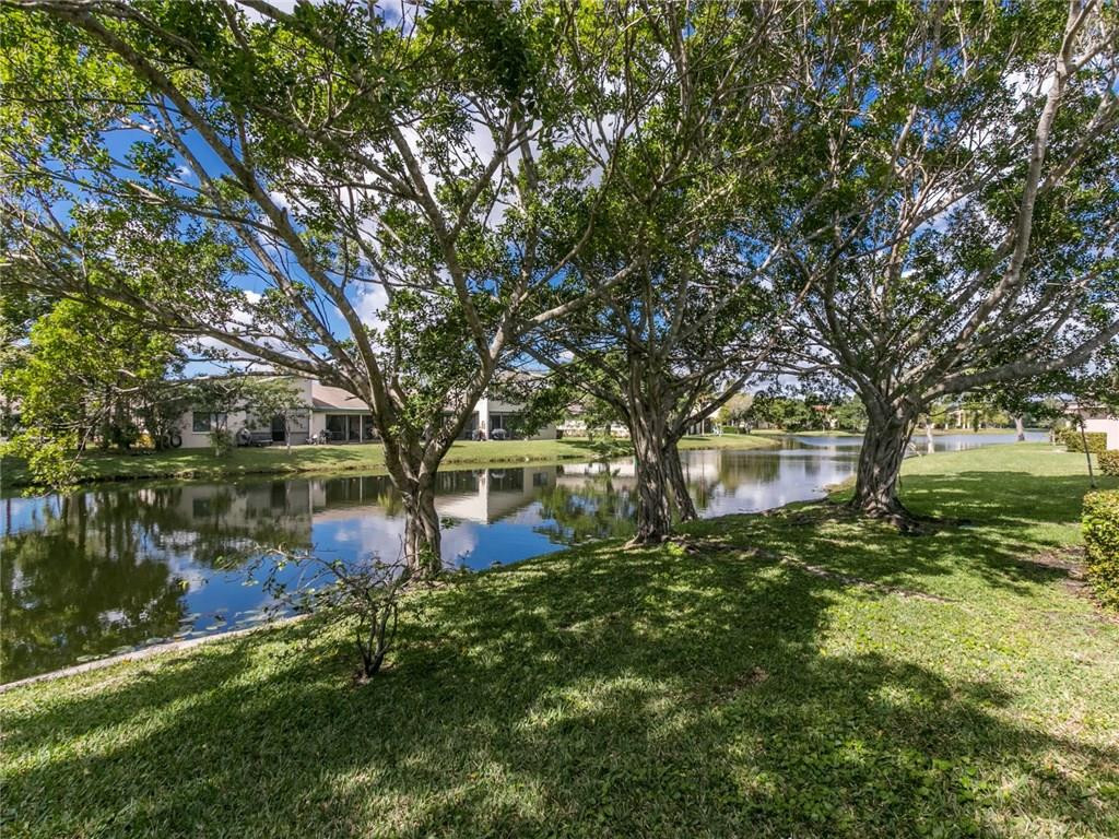 679 Racquet Club Road, Unit 4 Weston, FL 33326 - Photo 4 of 35 a view of a yard with plants and a bench