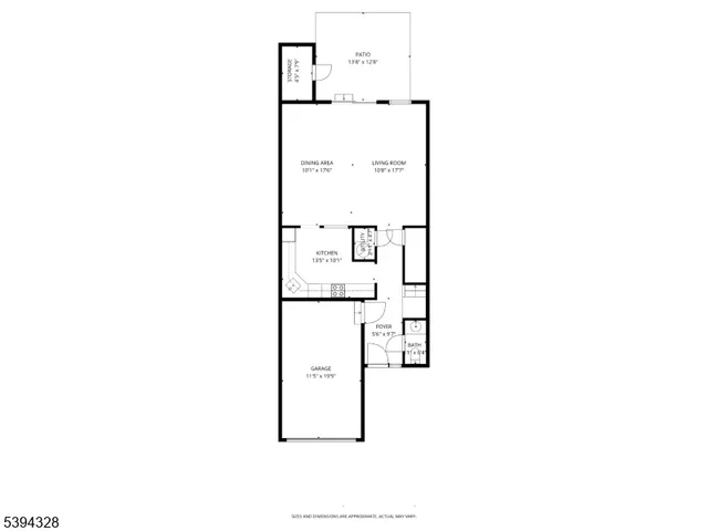 a picture of a floor plan