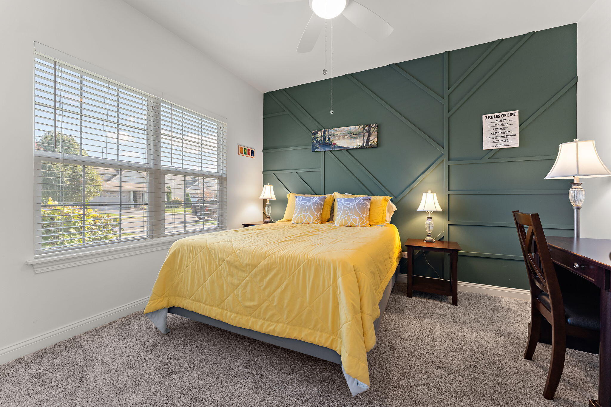 10138 Privet Drive Crown Point, IN 46307 - Photo 14 of 39 a bedroom with a bed and a table