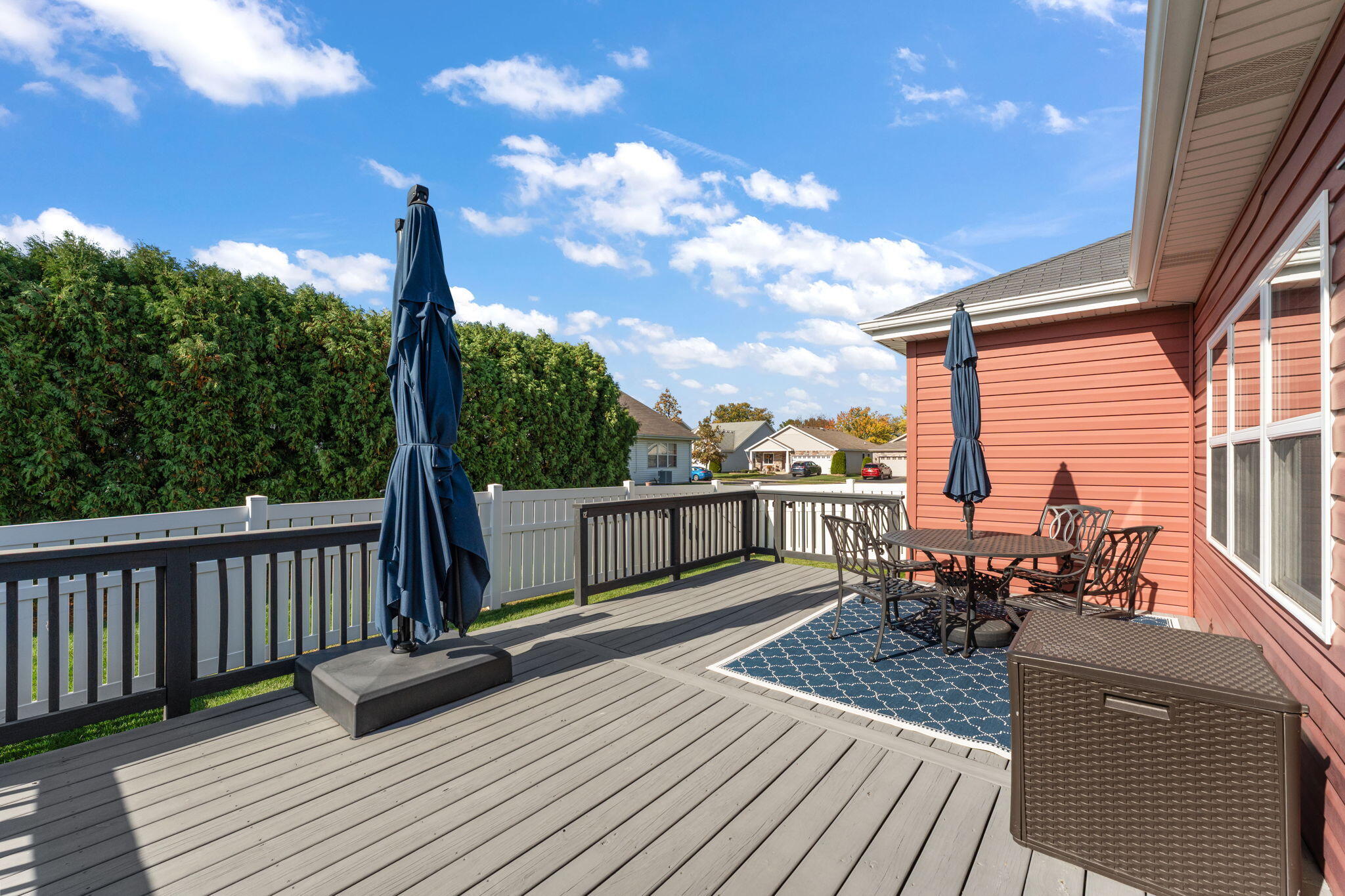 10138 Privet Drive Crown Point, IN 46307 - Photo 29 of 39 a view of a balcony with chairs