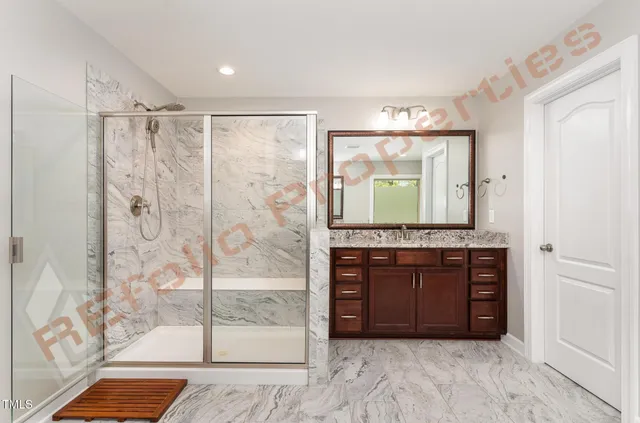 a room with a dresser and a wooden floor