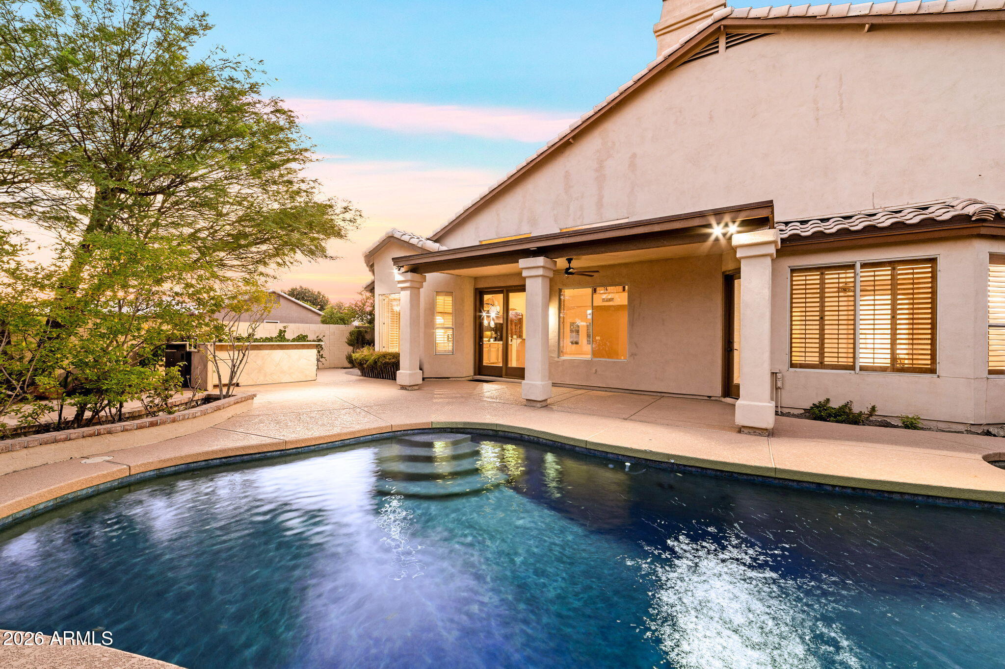 5225 West Del Rio Street Chandler, AZ 85226 - Photo 28 of 36 Back View with pool