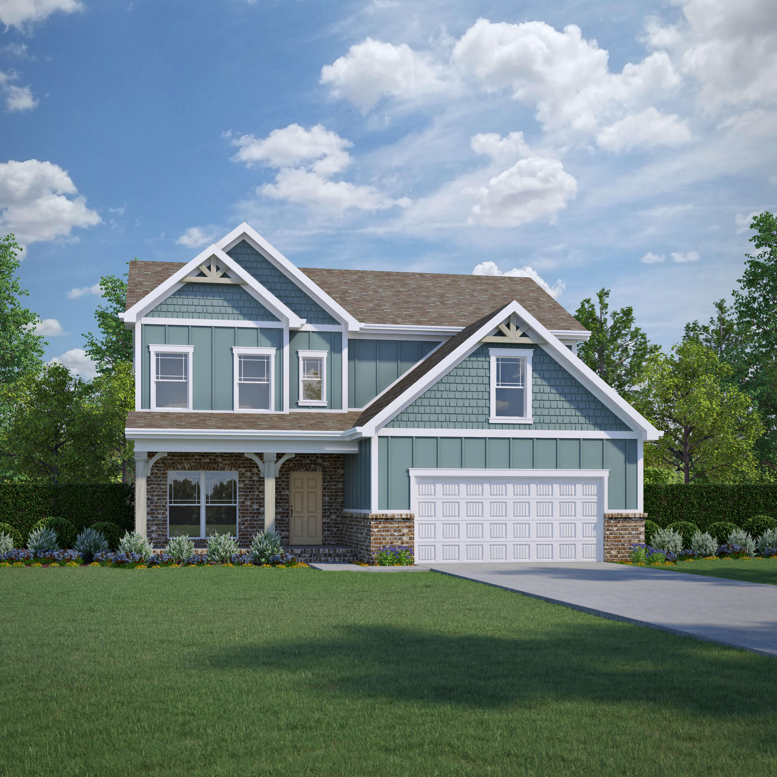 9596 Mayfly Road, Unit 4 Ooltewah, TN 37363 - Photo 6 of 23 Peachtree E1C Rendering