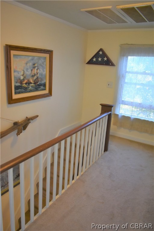 186 Aarons Bch Road Diggs, VA 23045 - Photo 24 of 40 Upstairs landing. Dual zone HVAC for temperature control.
