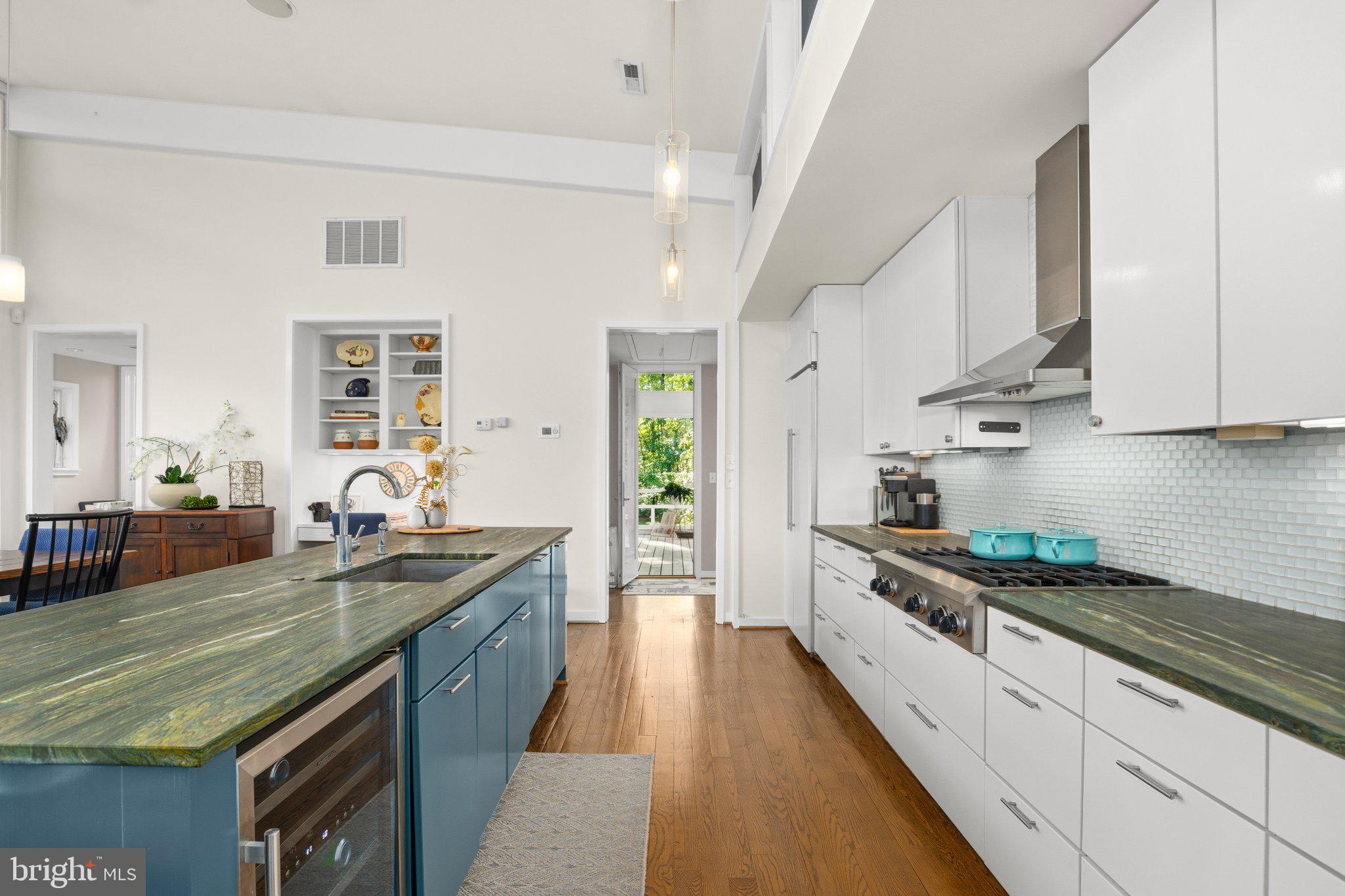 316 Gordon Road Kinsale, VA 22488 - Photo 17 of 45 Modern kitchen with vibrant accents.