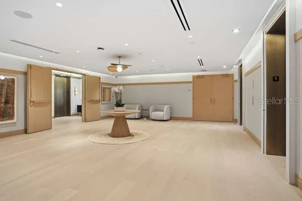 a view of livingroom with furniture and windows