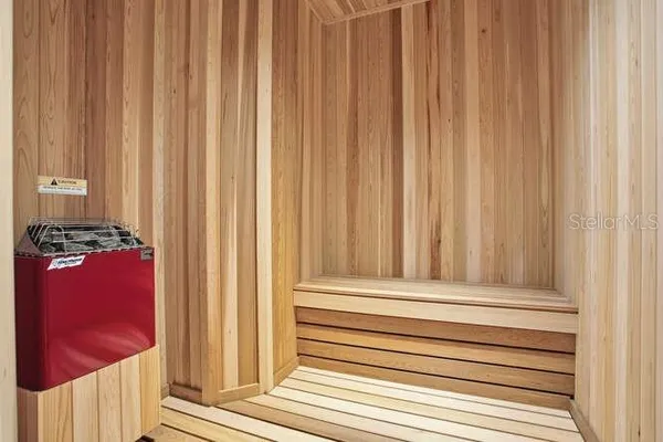 a view of a closet