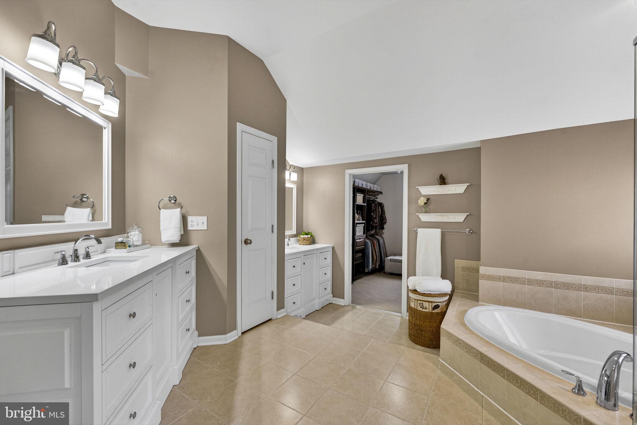 6913 Bitterroot Court Gainesville, VA 20155 - Photo 29 of 56 Spacious primary bath w/separate vanities
