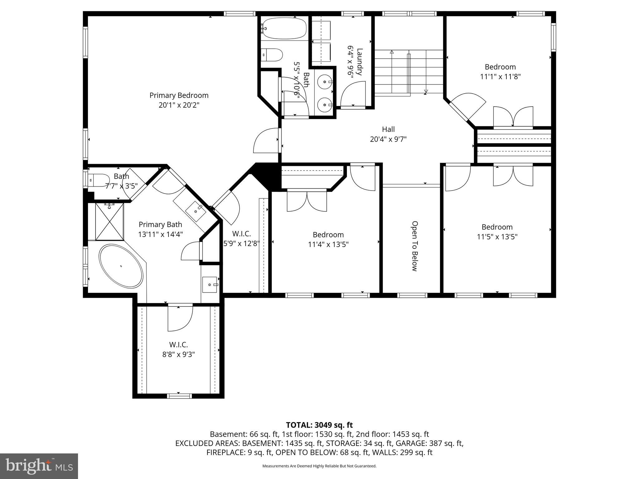 6913 Bitterroot Court Gainesville, VA 20155 - Photo 55 of 56 Upper level floor plan