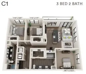 $2,399 | 1000 Grandys Lane, Unit 2111, Lewisville, TX 75077