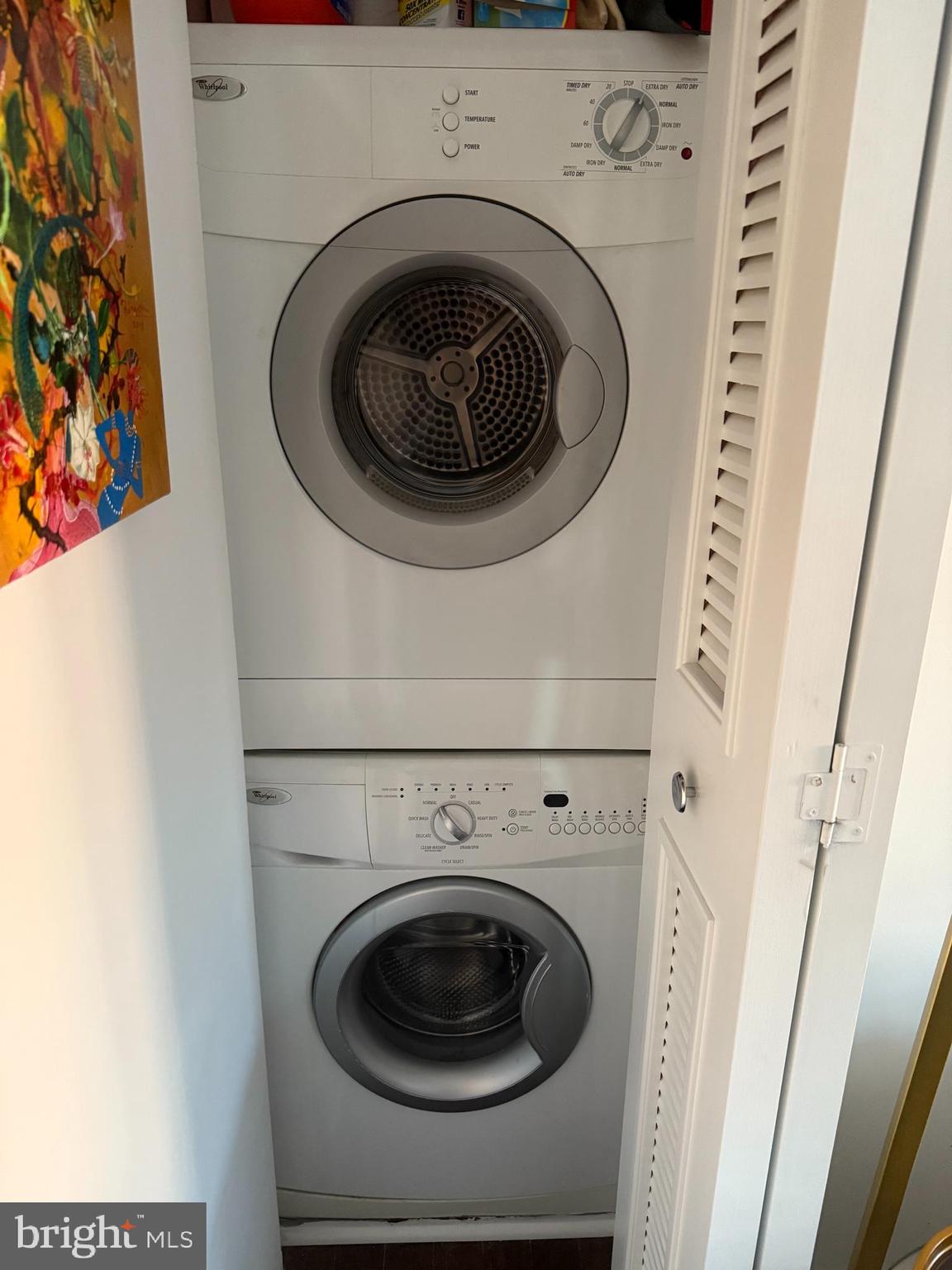 1020 Monroe Street Northwest, Unit 204 Washington, DC 20010 - Photo 14 of 30 a utility room with dryer and washer