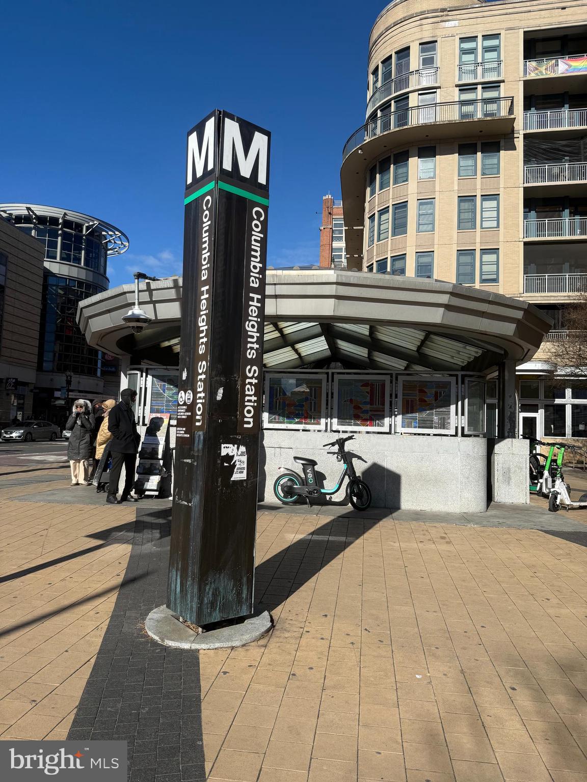 1020 Monroe Street Northwest, Unit 204 Washington, DC 20010 - Photo 25 of 30 a front view of a building with parking space