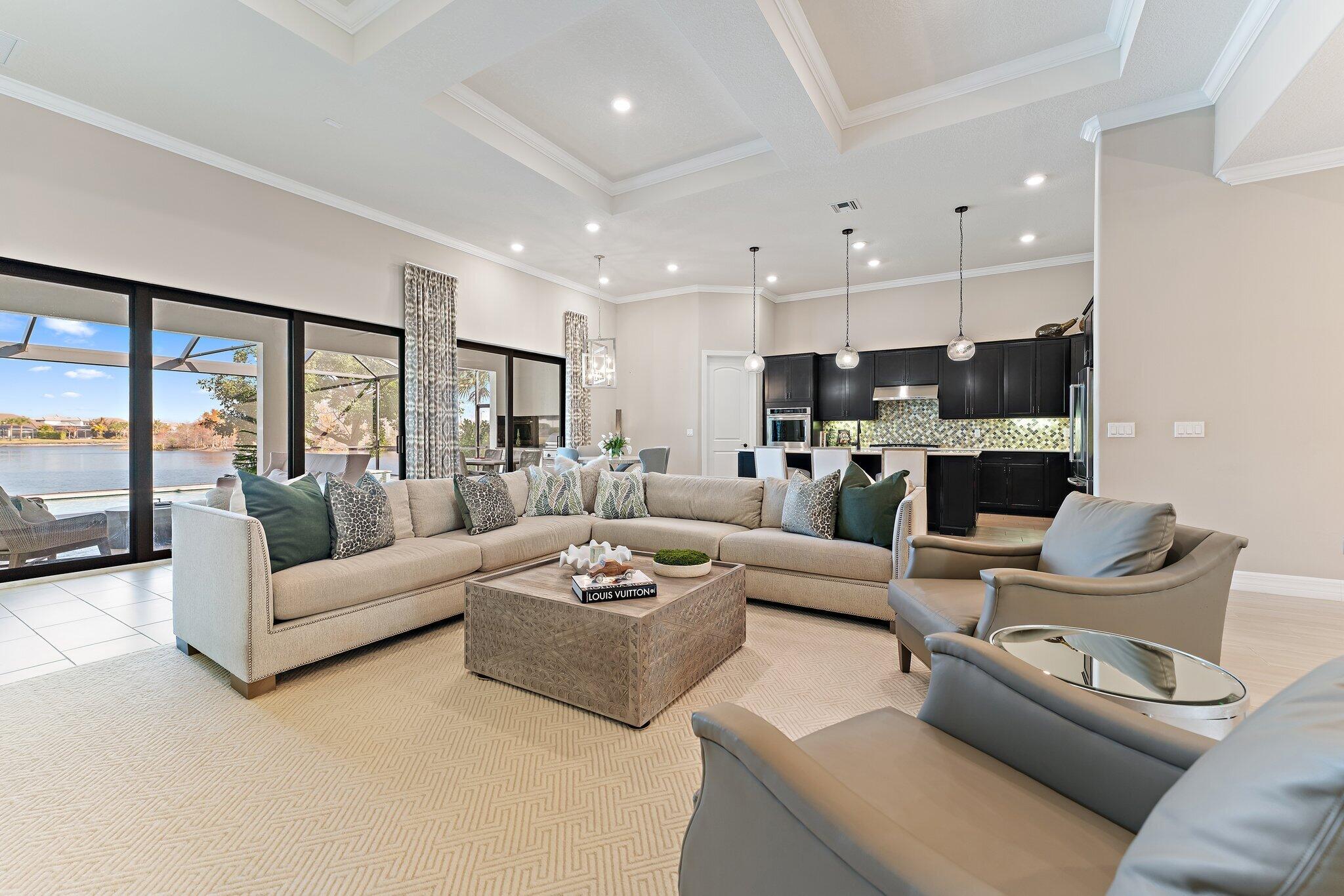125 Indigo River Point Jupiter, FL 33478 - Photo 12 of 46 Living Room / Kitchen