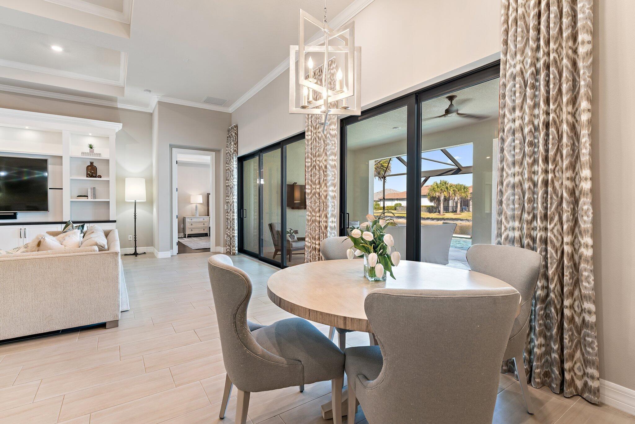125 Indigo River Point Jupiter, FL 33478 - Photo 18 of 46 Breakfast / Living / Primary Bedroom