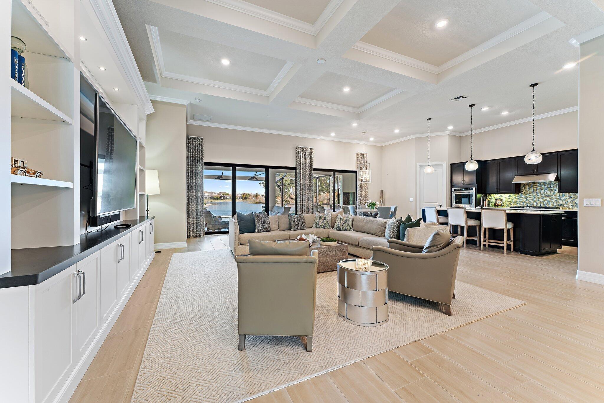 125 Indigo River Point Jupiter, FL 33478 - Photo 3 of 46 Living Room / Kitchen
