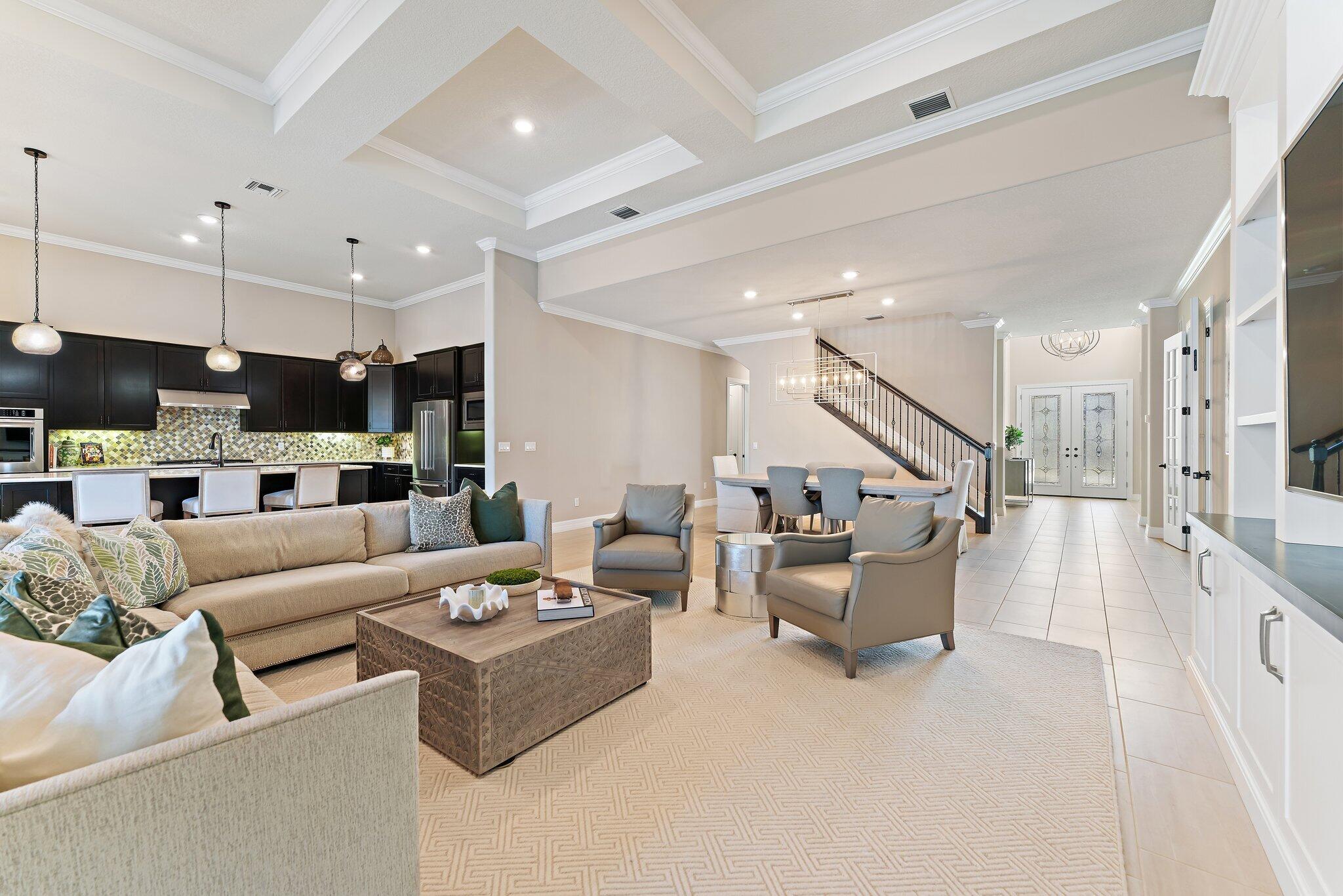 125 Indigo River Point Jupiter, FL 33478 - Photo 10 of 46 Living Room / Kitchen / Dining