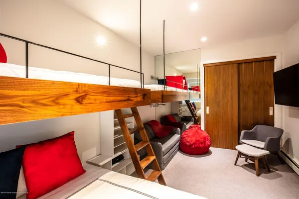 a outdoor space with furniture