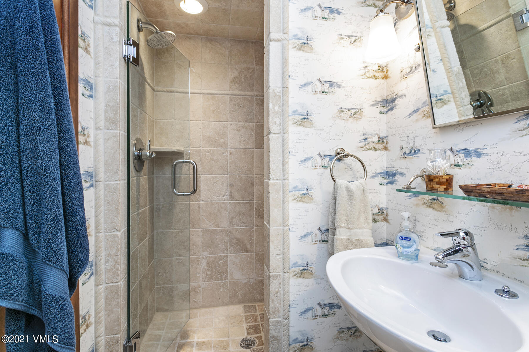 850 Eagle Drive Eagle-Vail, CO 81620 - Photo 27 of 44 a bathroom with a sink and a mirror