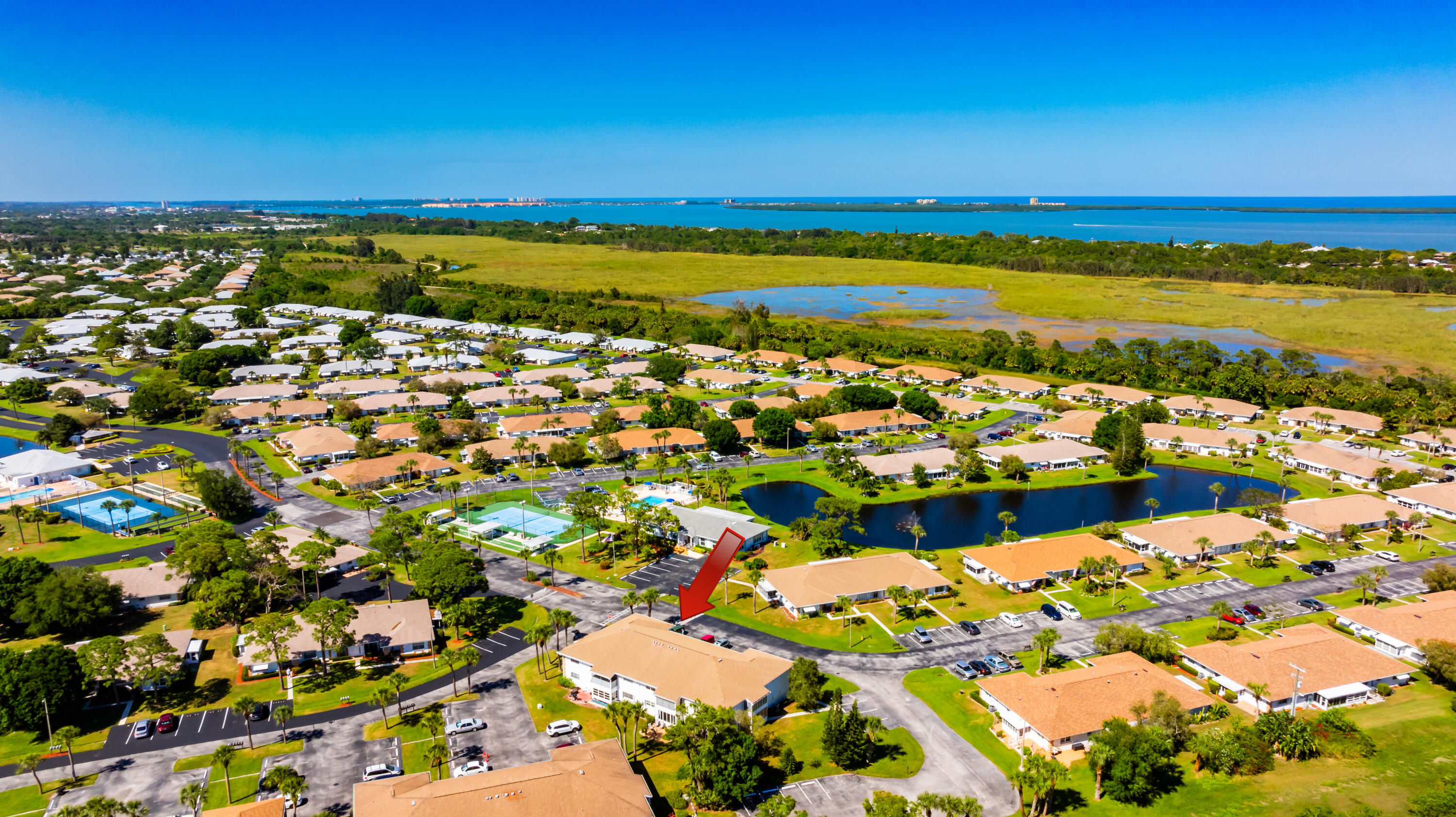 733 High Point Boulevard, Unit 1 Fort Pierce, FL 34982 - Photo 4 of 33 733 High Point Blvd Aerials-5_arrow