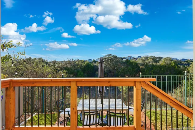 a view of city with balcony