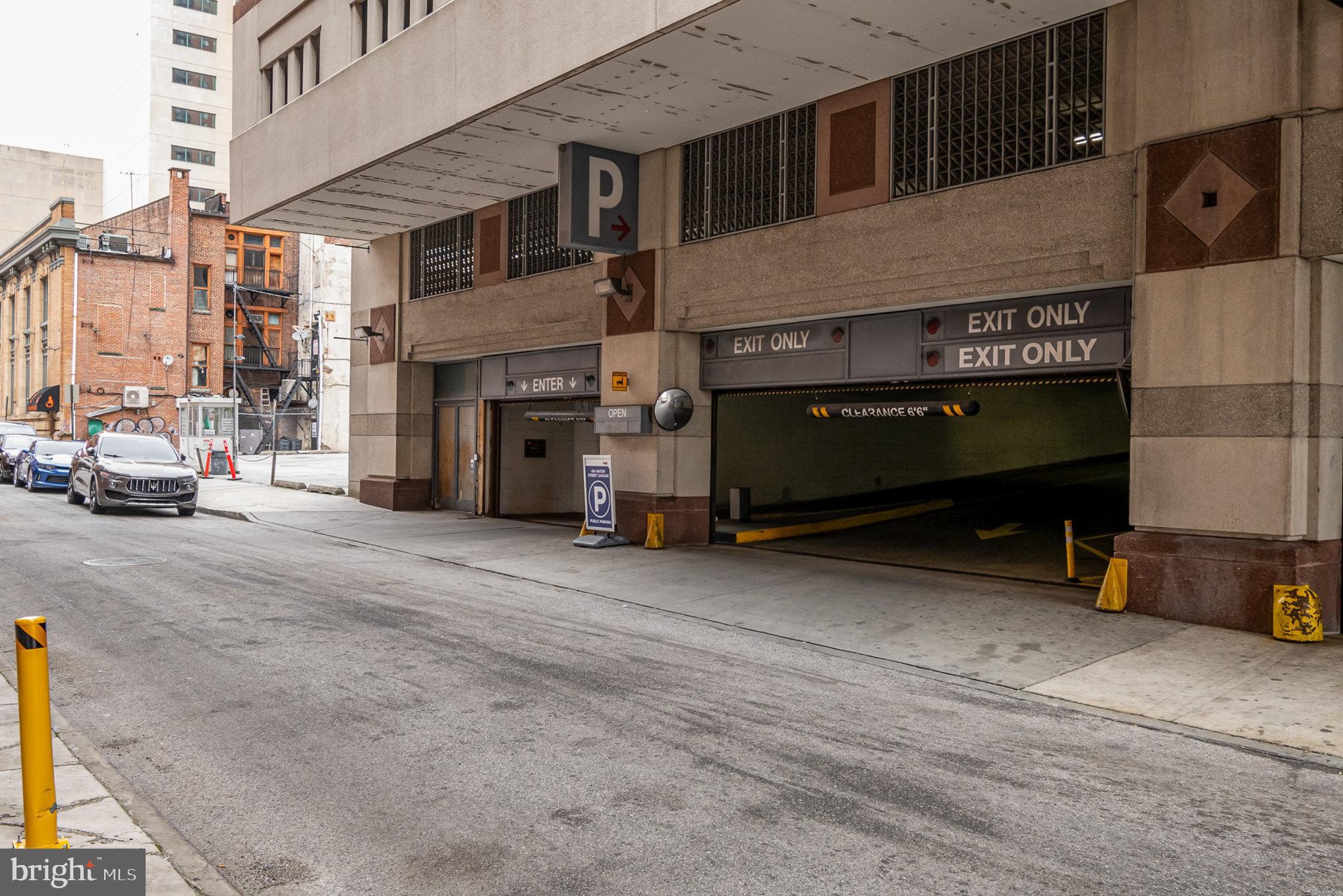 414 Water Street, Unit 1512 Baltimore, MD 21202 - Photo 27 of 28 a view of a car park in front of a building
