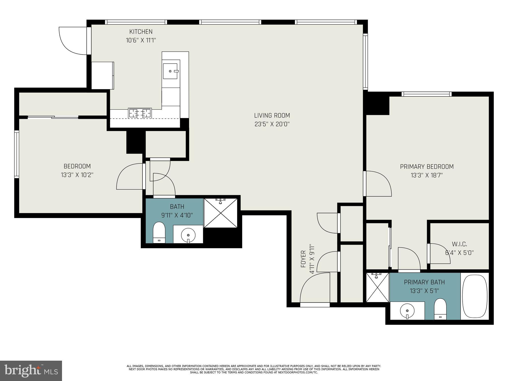 414 Water Street, Unit 1512 Baltimore, MD 21202 - Photo 28 of 28 a picture of floor plan
