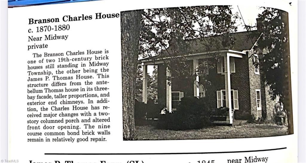 268 Rural Retreat Road Winston-Salem, NC 27107 - Photo 2 of 43 Photo and info in the Davidson County Historical Society Book. :)