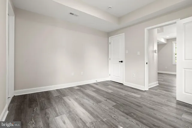 wooden floor in an empty room