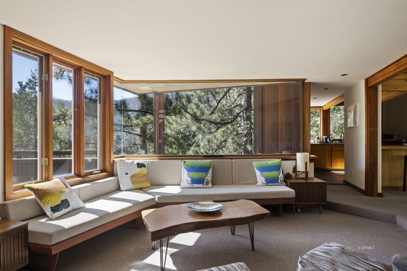 55526 Howland Road Idyllwild, CA 92549 - Photo 6 of 22 a living room with furniture and a large window