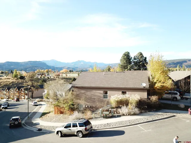 a view of a road with beach