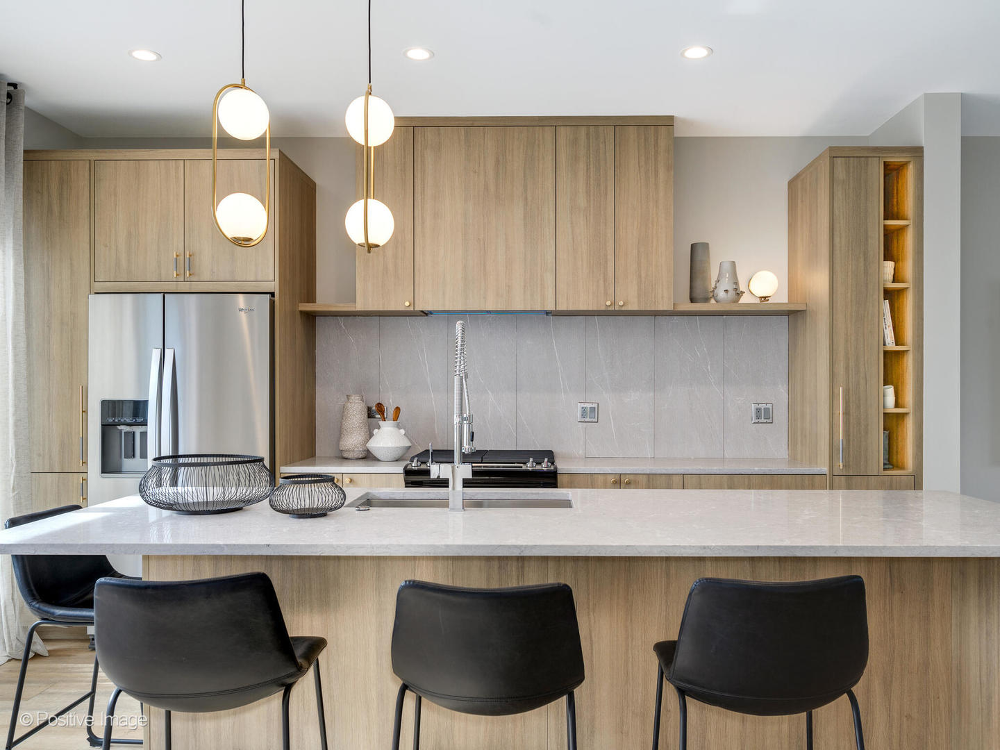 8044 Pine Court River Grove, IL 60171 - Photo 9 of 25 a kitchen with a sink cabinets and window