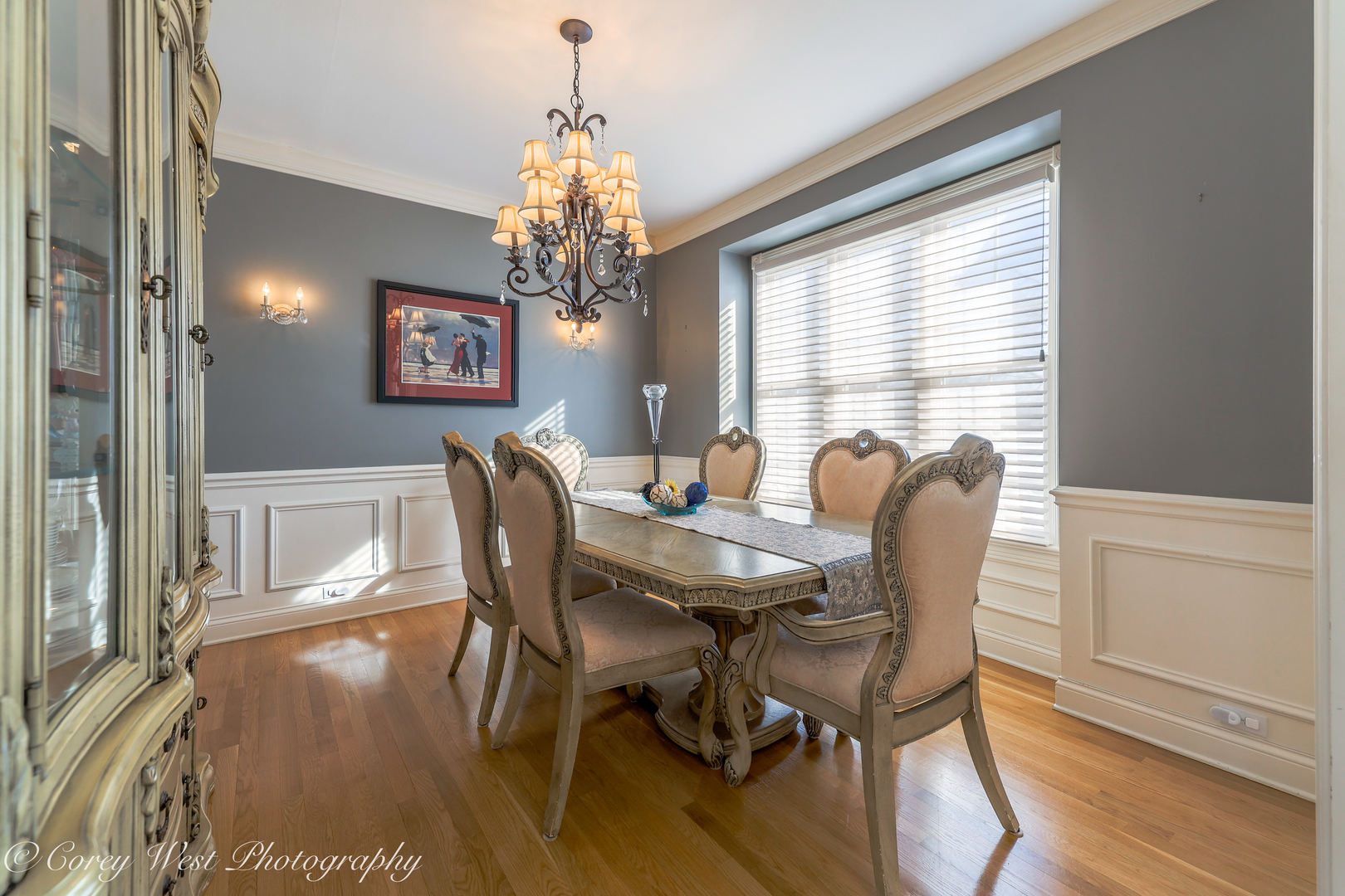 801 Citizen Avenue Elburn, IL 60119 - Photo 4 of 49 a view of a dining room with furniture a chandelier and wooden floor