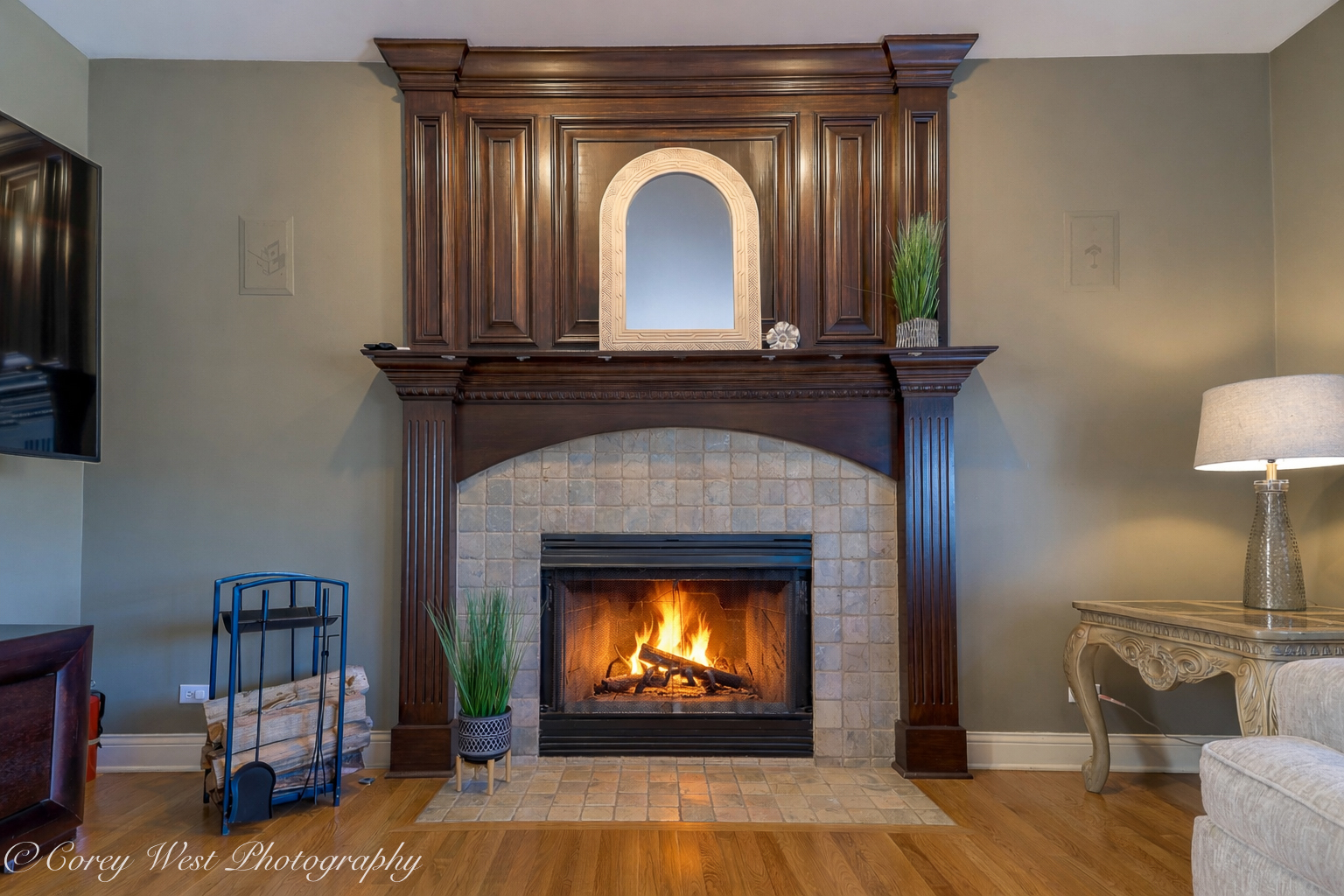 801 Citizen Avenue Elburn, IL 60119 - Photo 8 of 49 a living room with furniture and a fireplace