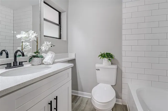 wooden floor in an empty room