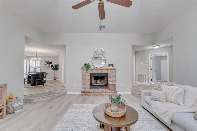 a view of dining table chairs and entryway