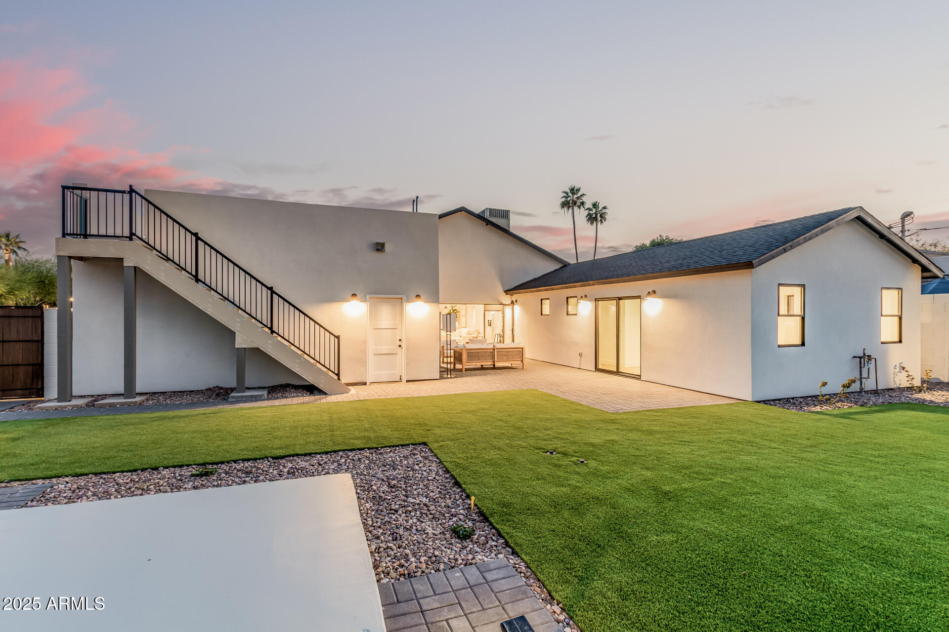 2546 East Roma Avenue Phoenix, AZ 85016 - Photo 26 of 39 Backyard in the evening
