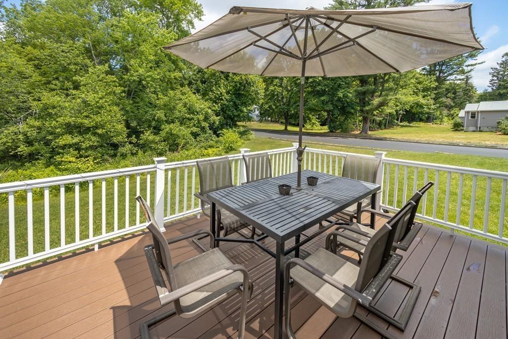 7 Peter Road North Reading, MA 01864 - Photo 29 of 32 a view of balcony with wooden floor and outdoor seating