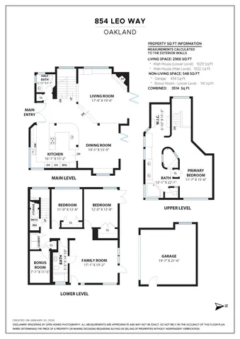 $1,895,000 | 854 Leo Way, Oakland, CA 94611