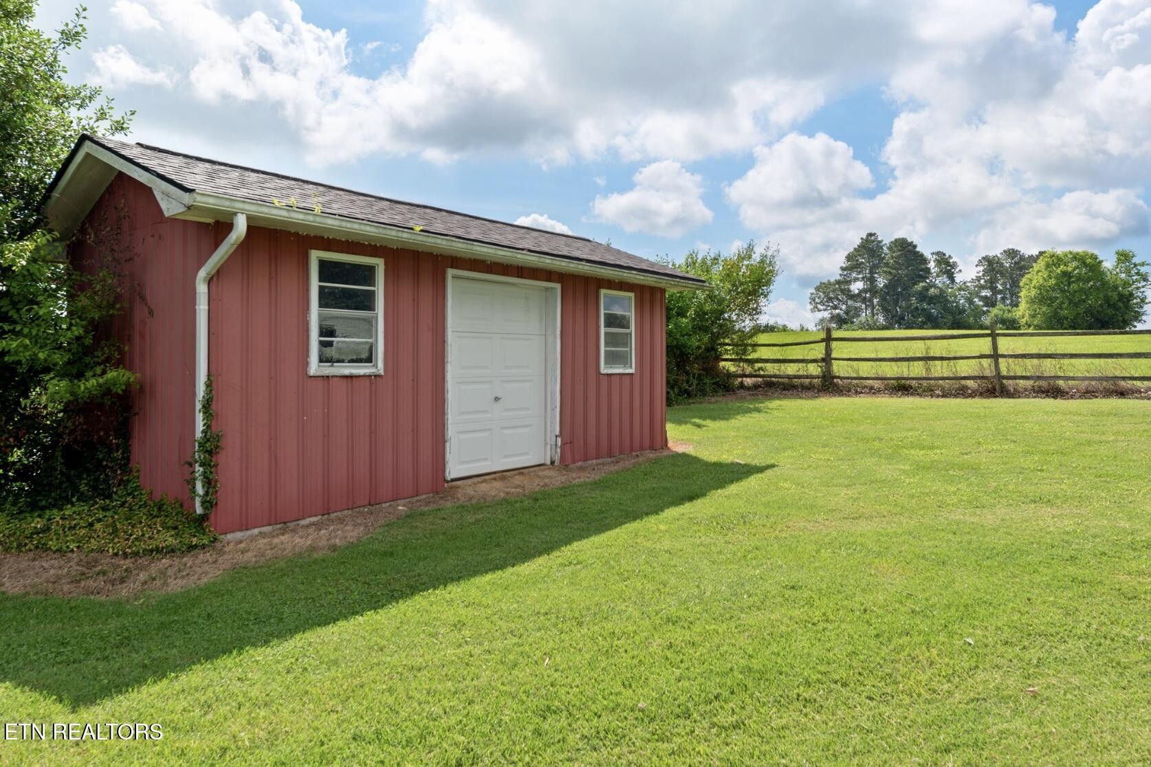571 Calhoun Drive Greenback, TN 37742 - Photo 44 of 44 a backyard of a house with lots of green space and plants