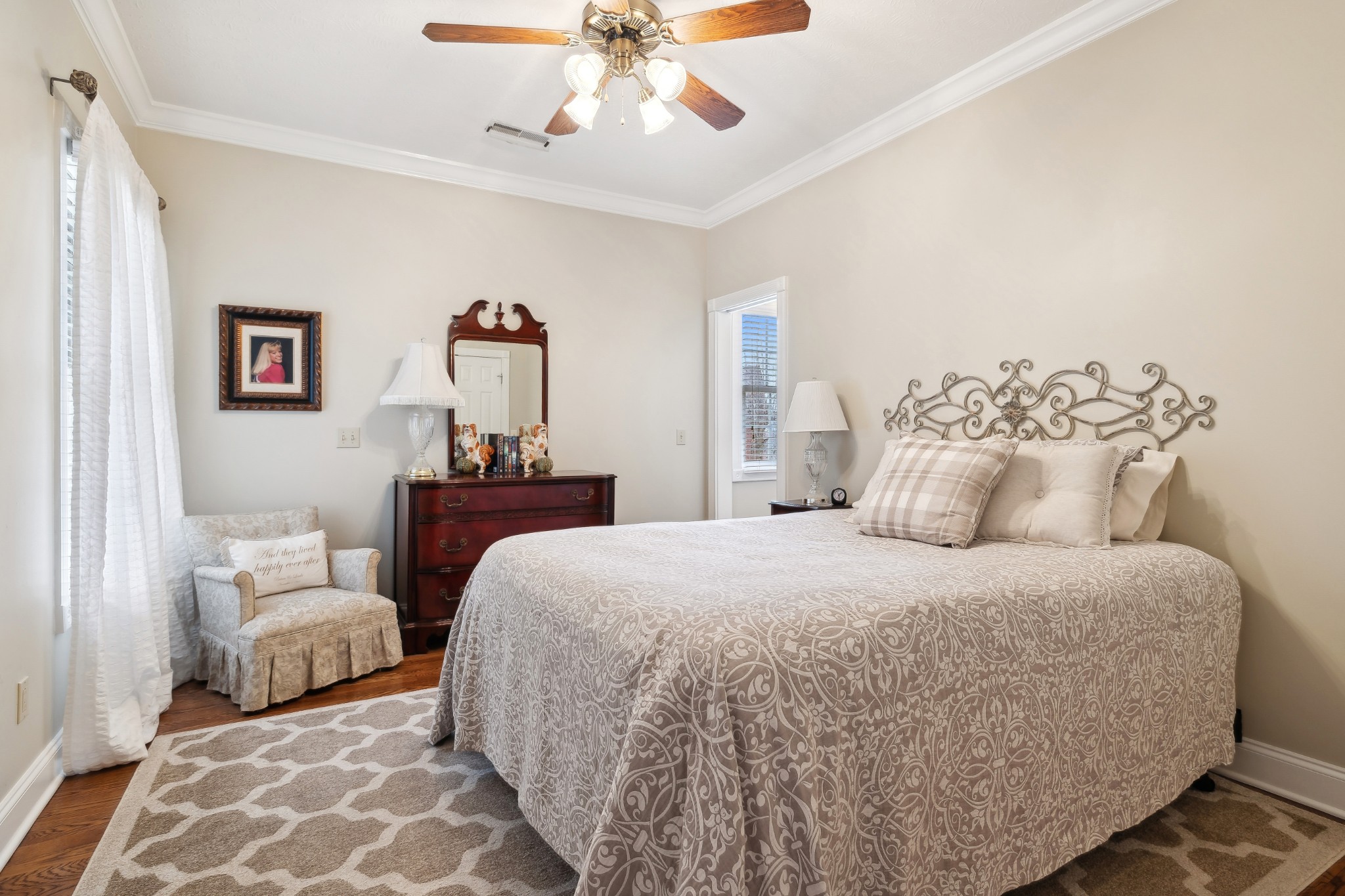 2108 Rodman Boulevard Gallatin, TN 37066 - Photo 25 of 45 a bedroom with a bed and a lamp